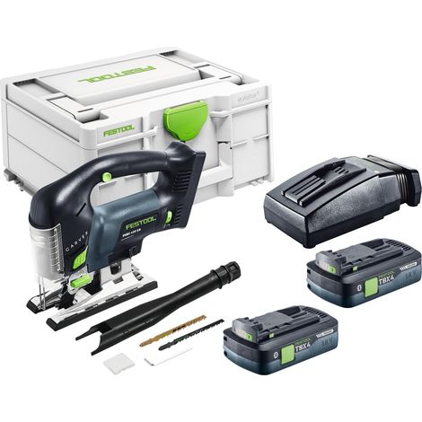 Festool PSBC 420 EB-Basic Akku Pendelstichsäge 18 V 120 mm Brushless + 2x Akku 4,0 Ah + Ladegerät + Systainer