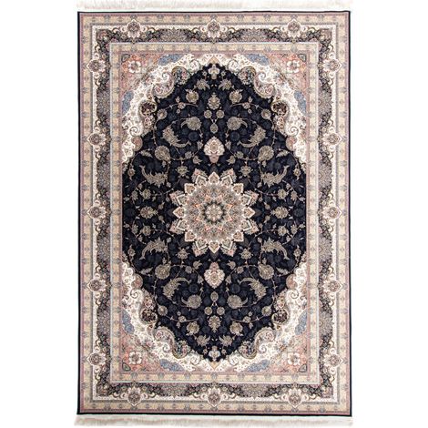 Tapis persan Jamir - 350x250cm, Rectangular - 100% Acrylique - Tissé - Noir (1/4)