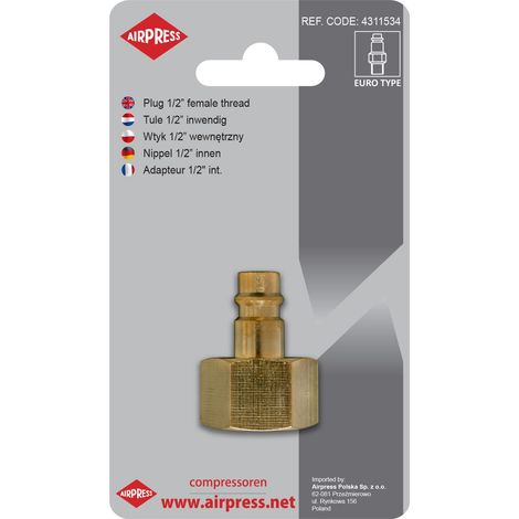 Conector rápido con rosca interna de 1/2'' - AP 4311534