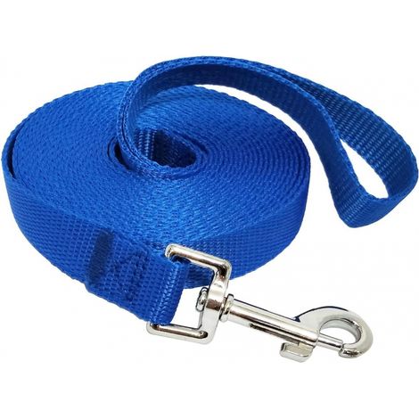 1 correa para perro de 5 m azul, correa de entrenamiento para perros, correa larga, adecuada para perros pequeños y grandes (1/4)