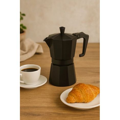 Cafetera Pezzetti italexpress 3 tazas aluminio negro (1/2)