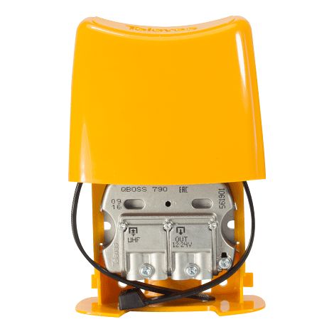 Adaptador Q-BOSS 790 C21-60 G15dB para antenas TDT  Amarillo (1/3)