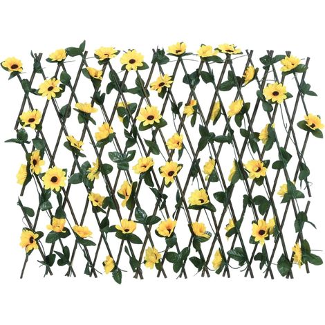 Treillis de lierre artificiel extensible jaune 180x60 cm CFW86838 (1/5)