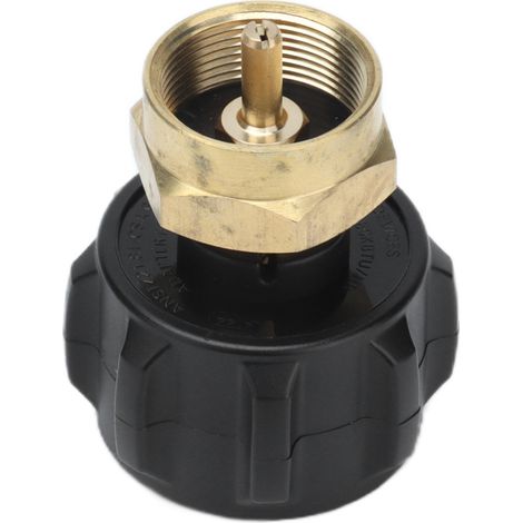 Adaptateur de remplissage pour réservoir de propane, coupleur de bouteille, régulateur de gaz, accessoire de vanne QCC1 POL (1/5)