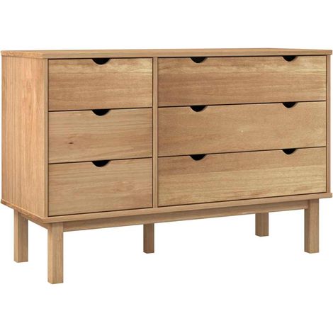 Commode OTTA 111x43x73,5 cm bois de pin massif (1/5)
