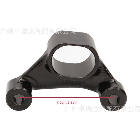 Support de silence d'échappement black pour pot d'échappement de moto (1/4)