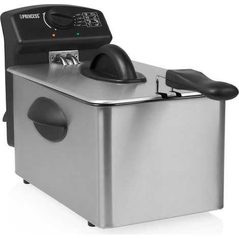 Princess 01.182642.01.001 Friteuse 4 l 2000 W voyant lumineux, revêtement anti-adhésif, protection contre la surchauffe (1/5)
