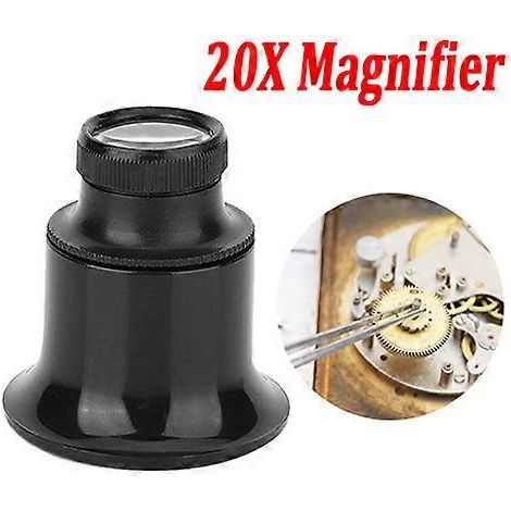Loupe monoculaire portable 3X 5X 15X 20X - Kit d'outils pour horlogers et bijoutiers