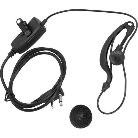 Écouteurs-talkies-walkies KHead à câble épais pour Baofeng UV5R BF666S BF777S BF888S-AquaForge (1/5)