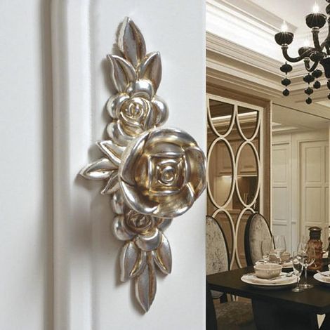 Bouton De Porte De Meuble De Tiroir D'armoire Rose Argenté Poignée Matériel De Traction 103mm (1/5)