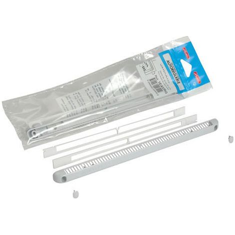Anjos Ventilation – Kit entrée d'air autoréglable 30m³ – Déflecteur et régulateur inclus – 4 vis et 4 cache vis – Blanc pour ventilation VMC - 0807BLANC