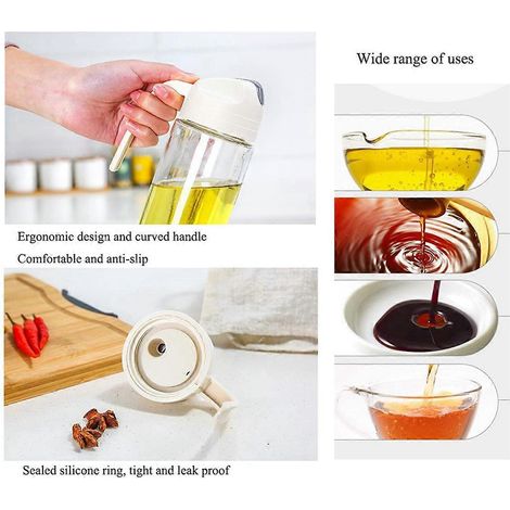 Automatischer Kippspender für Olivenöl, Salatdressingflasche, Ölspender (1/5)