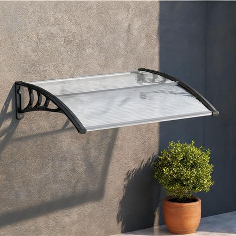 Store banne noir en plastique 100 x 75 x 23 cm (1/5)