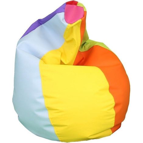 Puff Pera Polipiel Multicolor Happers XL