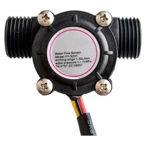 Wasserdurchflussmesser 1–30 l/min – Hall-Effekt-Sensor – G1/2-Rohrgewinde – Langlebige Dichtung (1/5)