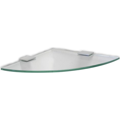 Étagère d’Angle pour Salle de Bain, 25x1,4x25 cm (1/3)