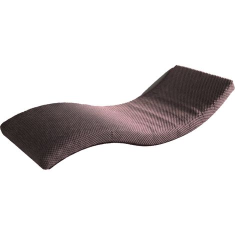 Estantería metálica Wave para gatos de 95 cm, asimétrica, derecha, color chocolate oscuro. (1/5)