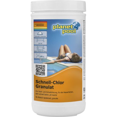 Planet Pool - Schnell-Chlor-Granulat, 1 kg (1/2)