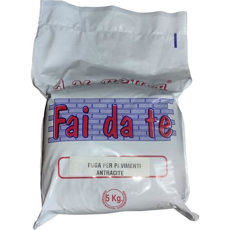 FUGA P/PAVIMENTI ANTRACITE DA 5 KG Q.TA 4
