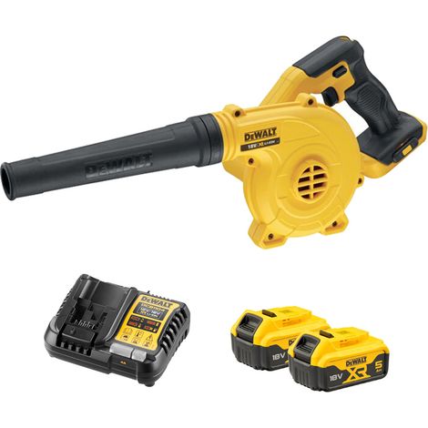 DeWalt DCV100 Kit soplador compacto 18V XR con dos baterias 5,0Ah y cargador rápido (1/2)
