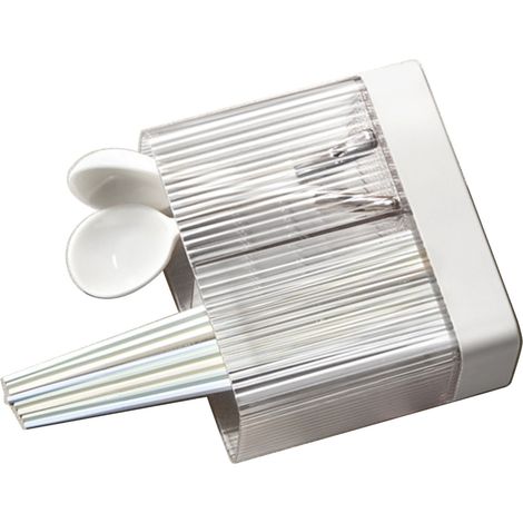 Porte-ustensiles de cuisine mural ABS multifonction, égouttoir pour baguettes, cuillères et fourchettes, boîte de rangement blanc pour plan de travail et maison (1/5)