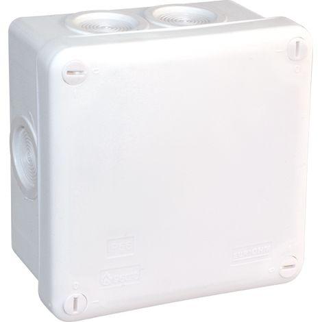 Boîte blanche IP55 membrane 105X105 (50224)