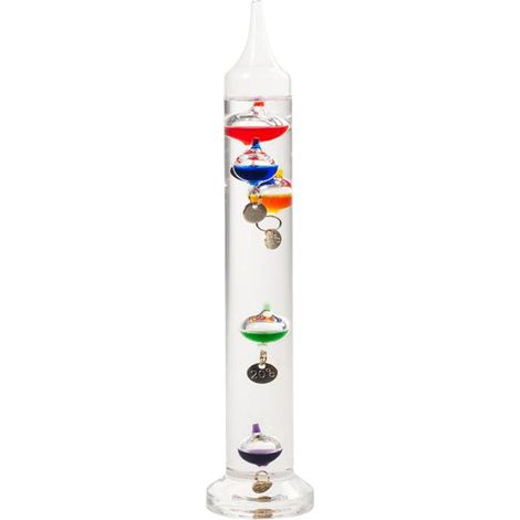 Signes Grimalt Thermomètre cadeau Thermomètre Galileo Galilei Pisapapèles noirs 5x5x24cm 62157