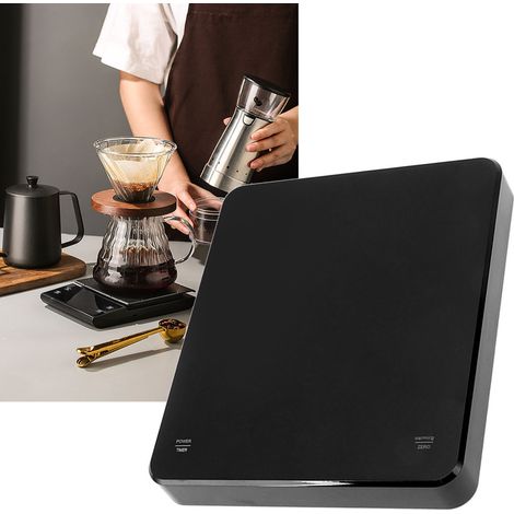 Waage für schwarzen Kaffee, Waage für Filterkaffee, automatischer Ladetimer, elektronische Waage für Küche und Backen. (1/5)