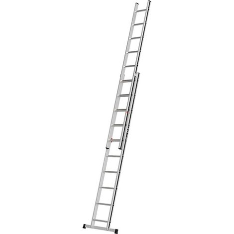 Echelle coulissante à main: longueur pliée 2.31m / dépliée 3.99m - 7004616