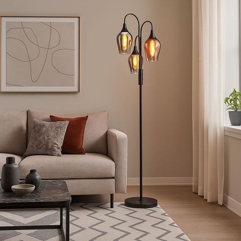 Globo - tischlampe - LAVUS - mehrfarbig - glas - Ø 43cm - E27 -