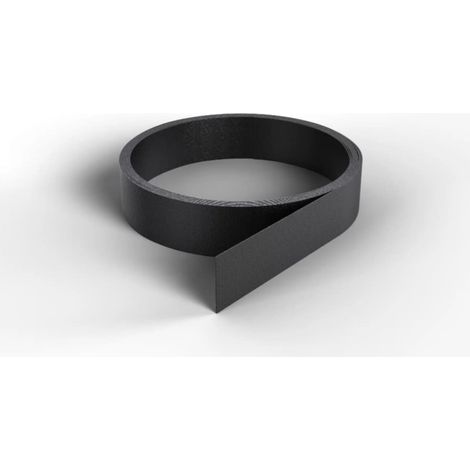 Nordlinger – Profilé adhésif noir 10ml – Bande PVC flexible – Largeur 3cm – Épaisseur 0.04cm – Pour finitions intérieures (1/2)