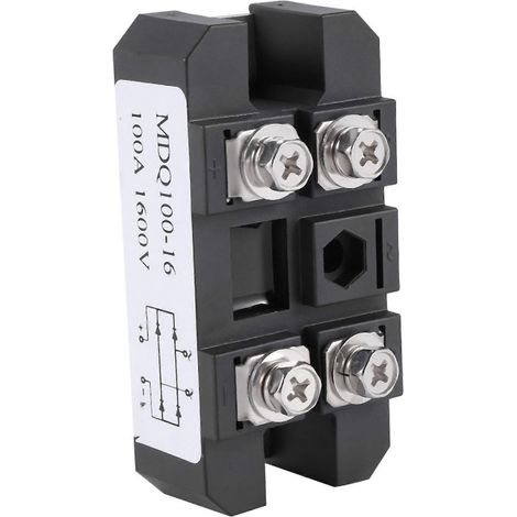 Redresseur à pont de diodes monophasé noir MDQ 100A-1600V 100A Amp-- (1/5)
