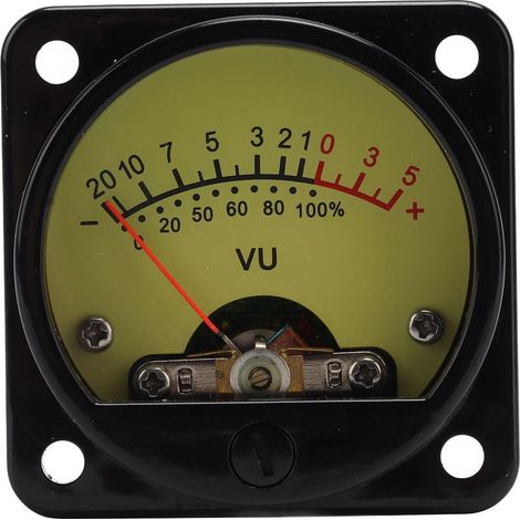 VU-mètre Audio Professionnel avec Plaque de Commande pour Amplificateur, Alimentation AC/DC 6-12V, Indicateur de Niveau Sonore (1/5)