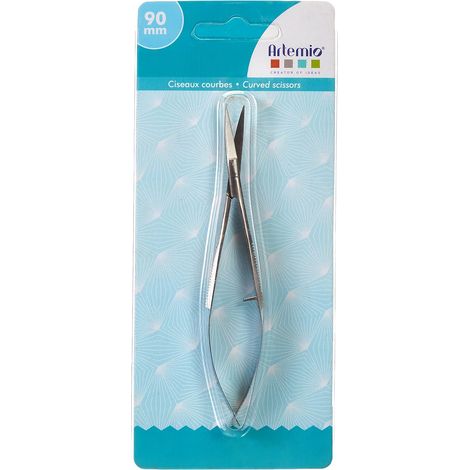 Ciseaux de Précision à Pince Courbée, Acier Inoxydable, Argent, 7,2 x 1 x 17,2 cm RE1315 (1/5)