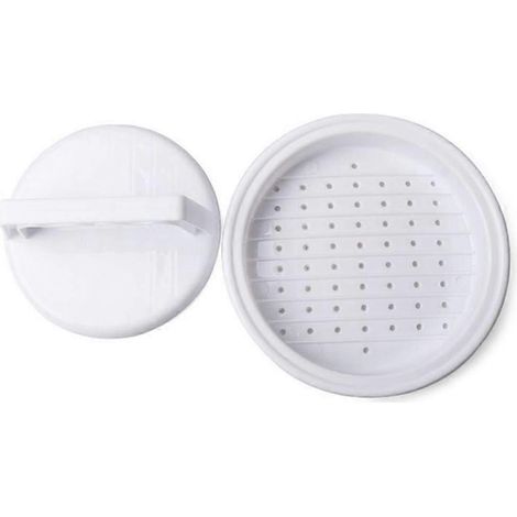 Ces moules en plastique pour steaks hachés permettent de réaliser des steaks d'épaisseur uniforme et faciles à démouler. (1/5)