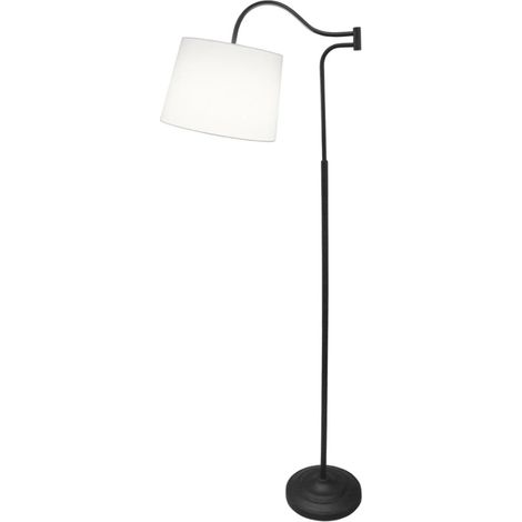 lámpara de pie Sanluri acabado negro 156 cm(alto) 33 cm(ancho) 58 cm (fondo)