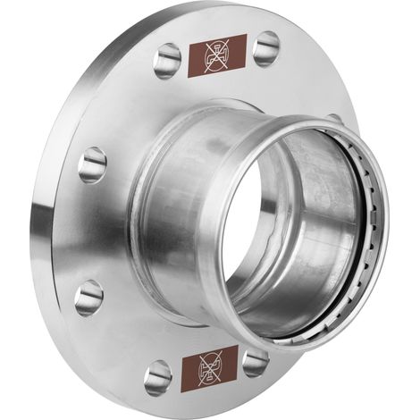 Bride de transition avec SC Temponox XL 1759XL en acier inoxydable de 88,9 mm