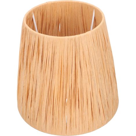Abat Jour Papier Raffia pour Lampe de Table Lampe sur Pied et Suspension Accessoire Décoratif pour Éclairage Moderne et Couleur
