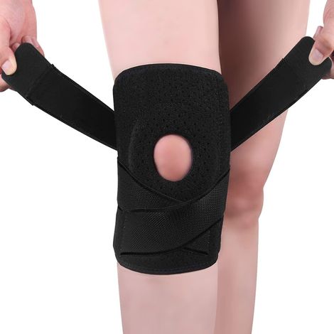 Genouillere Avec Stabilisateurs Lateraux Et Coussinets Gel - Soutien Pour Articulation Du Genou - Pour Recuperation Ou Prevention Des Blessures - 4 Tailles Disponibles (1/5)