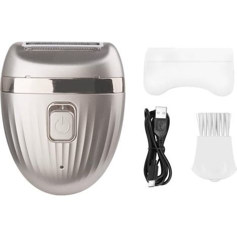 Rifinitore elettrico per zona bikini da donna, indolore, impermeabile, ricaricabile, adatto alla rimozione dei peli su tutto il corpo. (1/5)