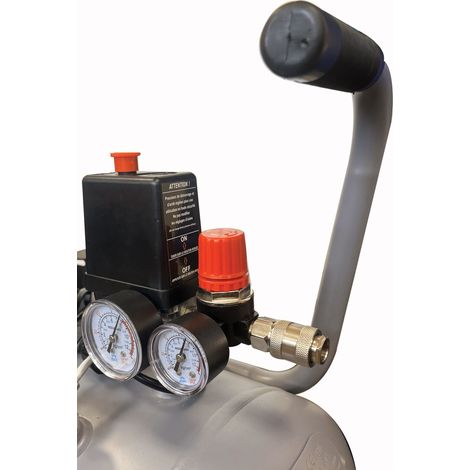 Prodair – Compresseur 50 litres 2CV – Débit d’air 195 l/min – Pression max 8 bars – Kit gonflage pour vélos et pneumatiques