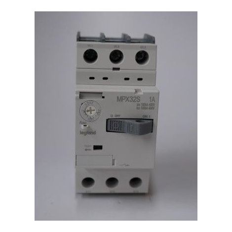 Disjoncteur moteur magnétothermique MPX³32S - 0,63A à 10A - 50kA ou 100kA en 415V - plage de réglage thermique disjoncteur - Disjoncteur 0,63A à 1A - 100kA en 415V