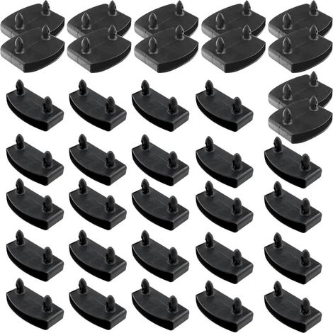 Accessoires pour sommiers à lattes - 36 pièces supports-lattes de rechange-connecteurs. (1/5)