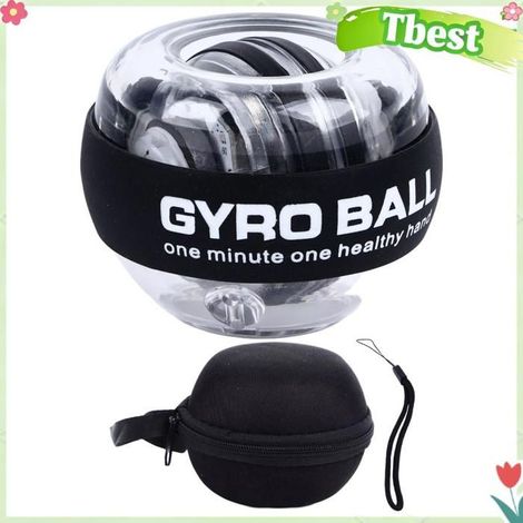Tbest Balle de gyroscope de puissance de poignet Boule de Gyroscope de Puissance de Poignet, Lumière de Couleur sport poids (1/5)