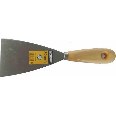 Malerspachtel 80mm mit Holzgriff