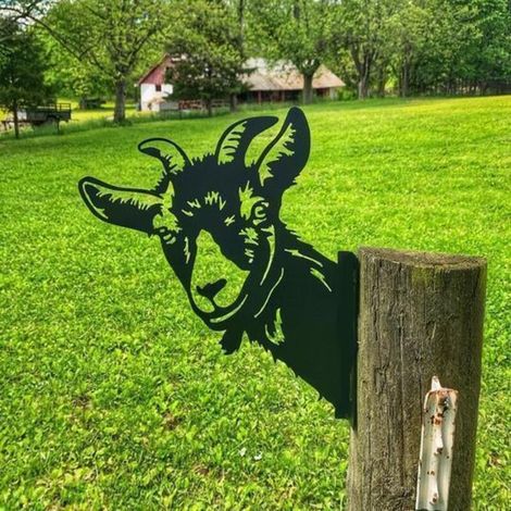 Ornements De Jardin De Moutons en ,pour Clôtures Décorations en Plein Air Maison Moutons Animaux Jardin Décor (1/3)
