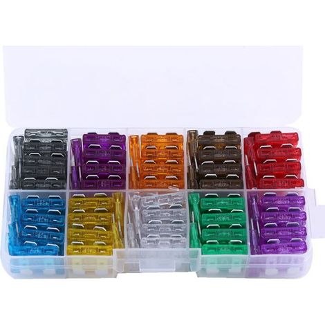 Crediri 2A-35A 100P/Box Standard-Flachsicherungssatz für Auto-Motorrad
