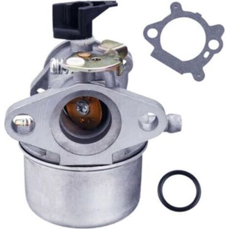 Carburateur pour Moteur Briggs & Stratton 122H02 127702 - Kit Joint D'étanchéité Haute Durabilité avec Pièces 498965 698056 pour Tondeuse à Gazon