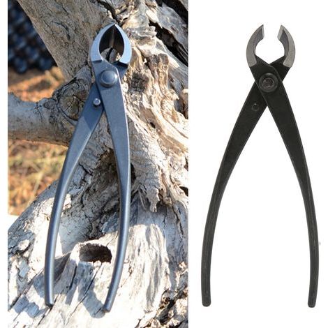Coupe-branche concave 200 mm en acier au manganèse haute résistance, pince diagonale noire (1/5)