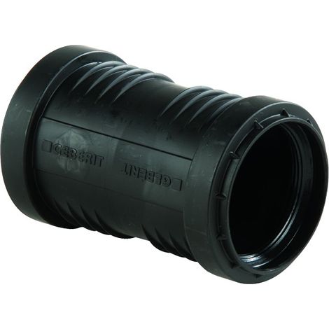 MANICOTTO DOPPIO BICCHIERE AD INNESTO SCORREVOLE IN PP CON GUARNIZIONE SERIE SILENT ø32   GEBERIT